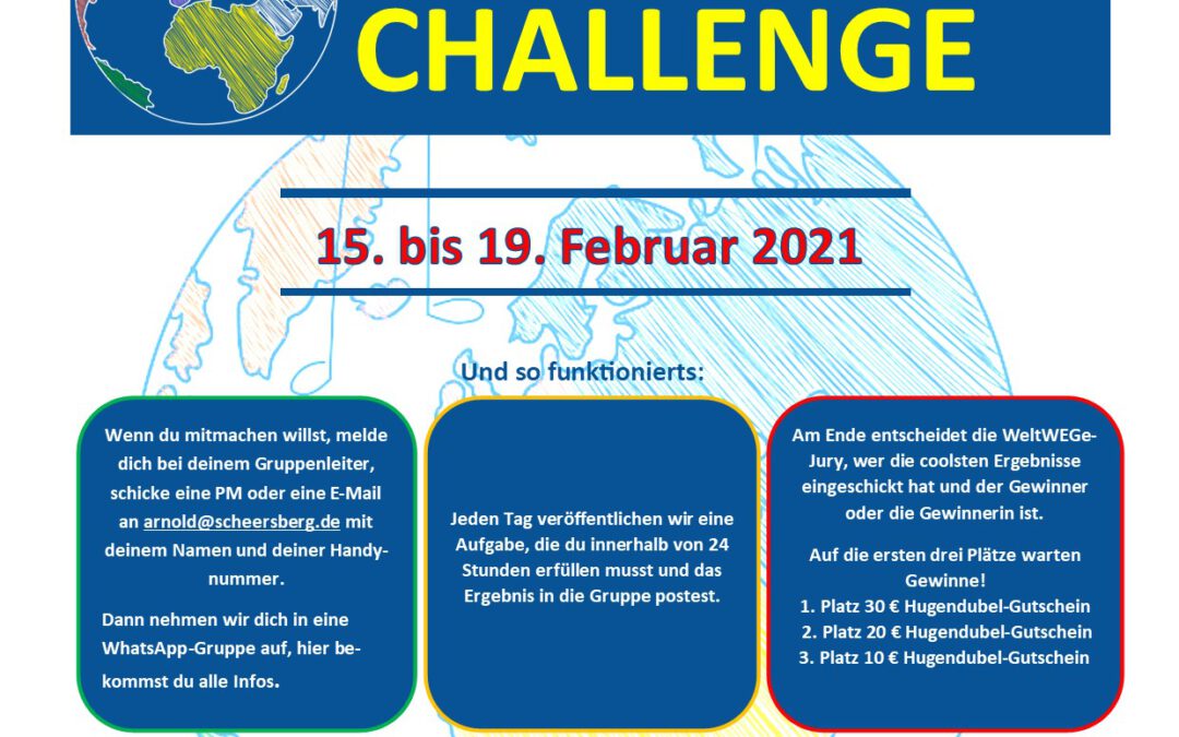 #5-Tage-Challenge 2021 vom 15. bis 19. Februar!